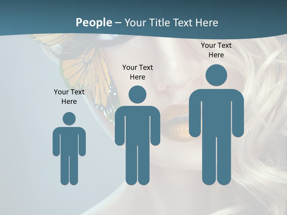 Mouth Insect Girl PowerPoint Template