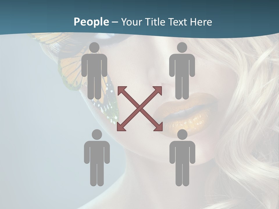 Mouth Insect Girl PowerPoint Template