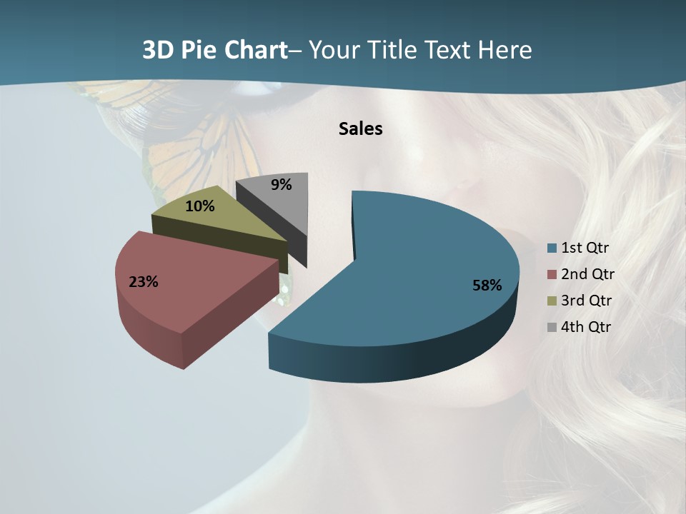 Mouth Insect Girl PowerPoint Template