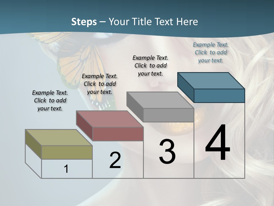 Mouth Insect Girl PowerPoint Template