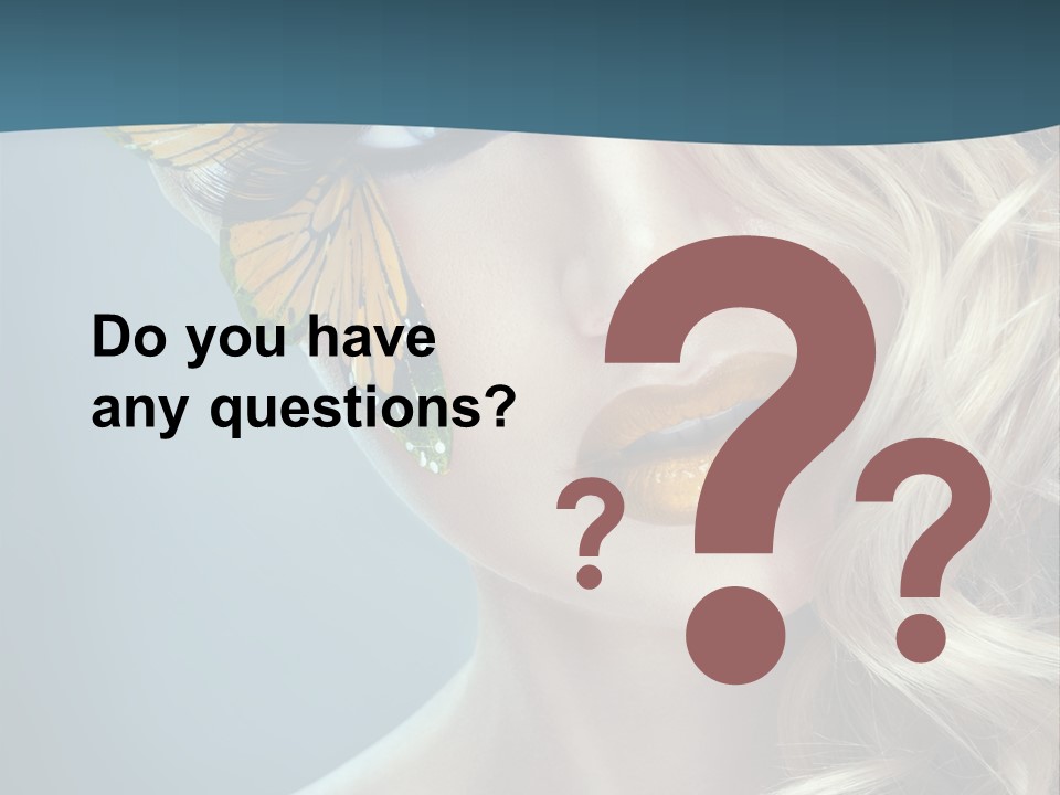 Mouth Insect Girl PowerPoint Template