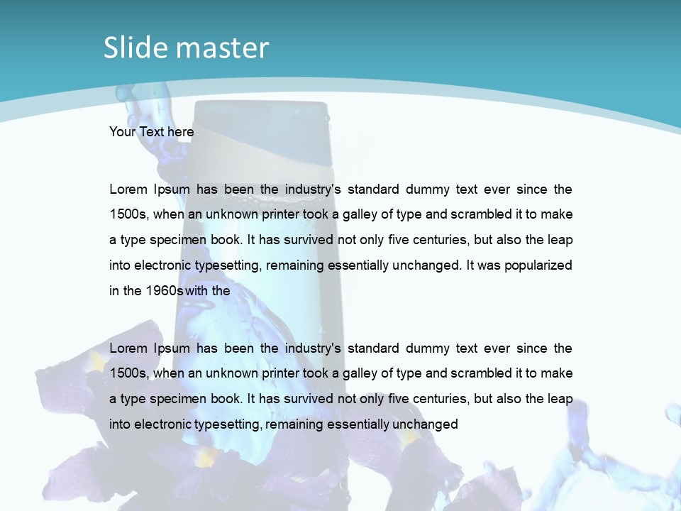 Skin Luxury Jar PowerPoint Template