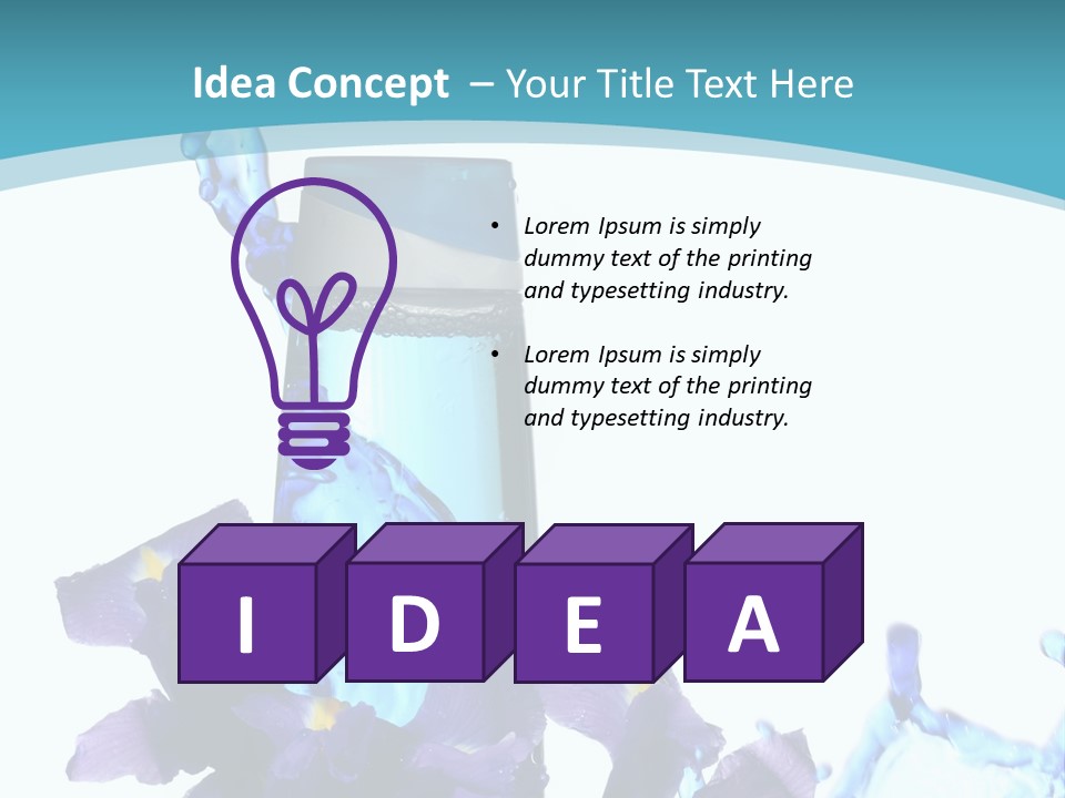 Skin Luxury Jar PowerPoint Template