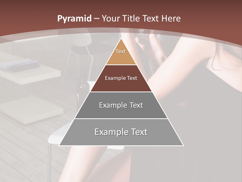 Coffee Sit Woman PowerPoint Template