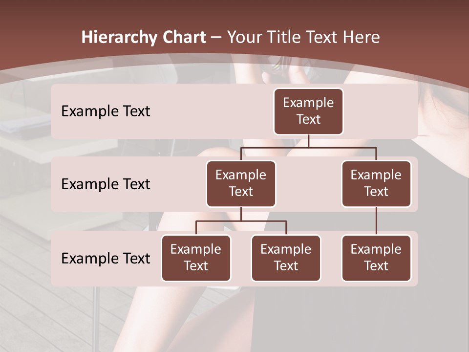 Coffee Sit Woman PowerPoint Template