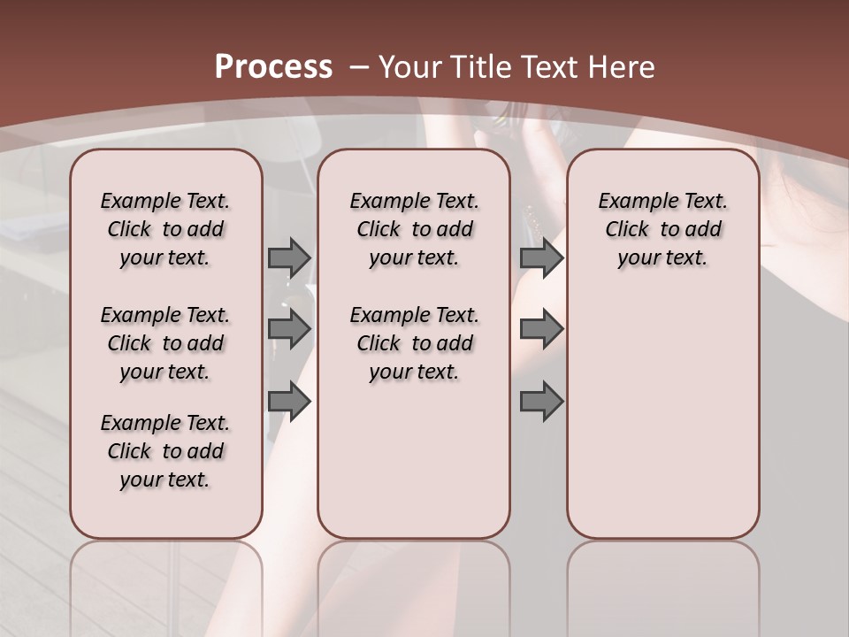 Coffee Sit Woman PowerPoint Template