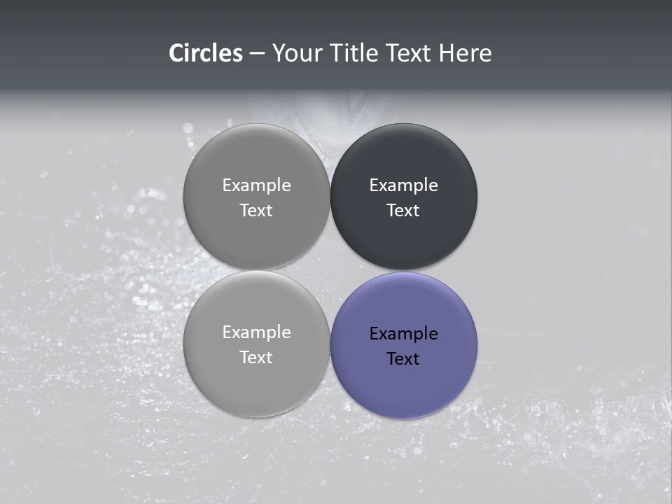 Rain Groove Liquid Wheel PowerPoint Template