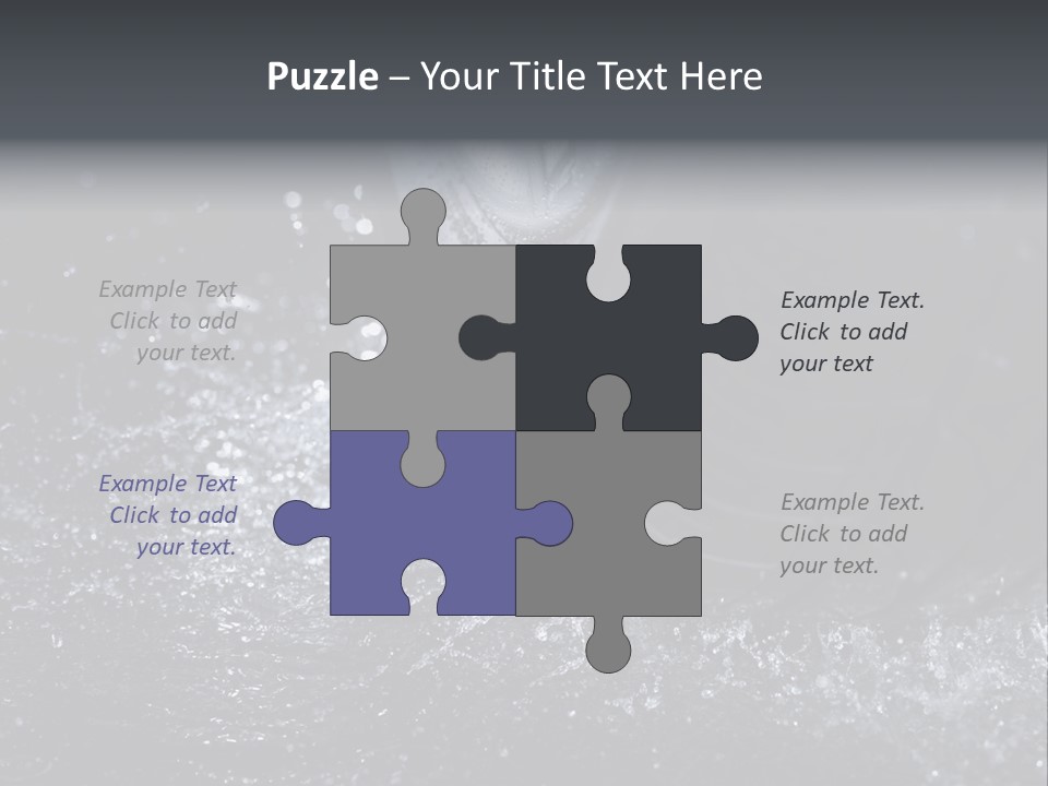 Rain Groove Liquid Wheel PowerPoint Template
