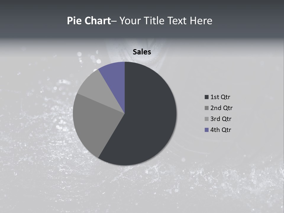 Rain Groove Liquid Wheel PowerPoint Template