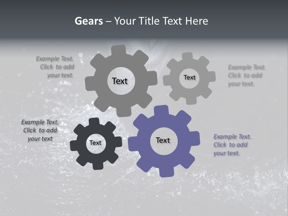 Rain Groove Liquid Wheel PowerPoint Template