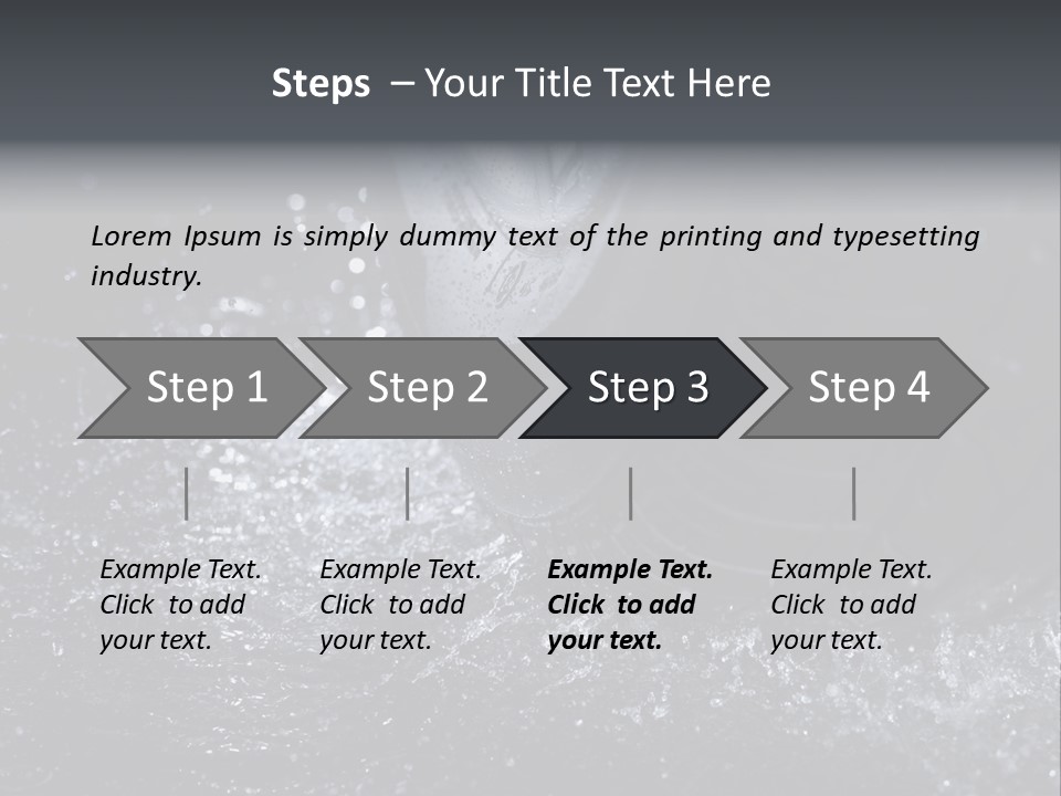 Rain Groove Liquid Wheel PowerPoint Template