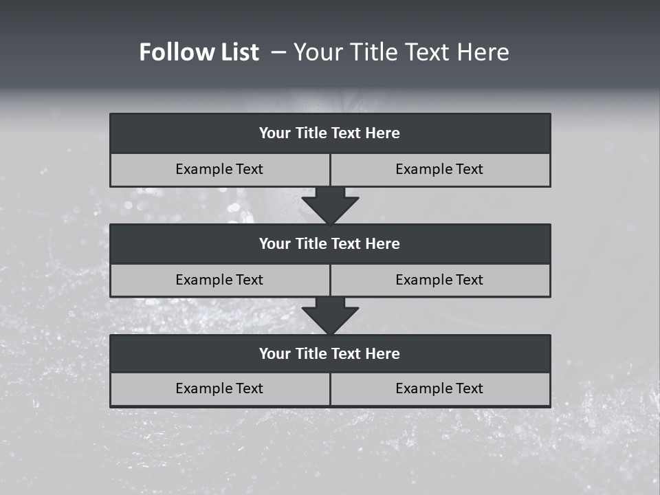 Rain Groove Liquid Wheel PowerPoint Template
