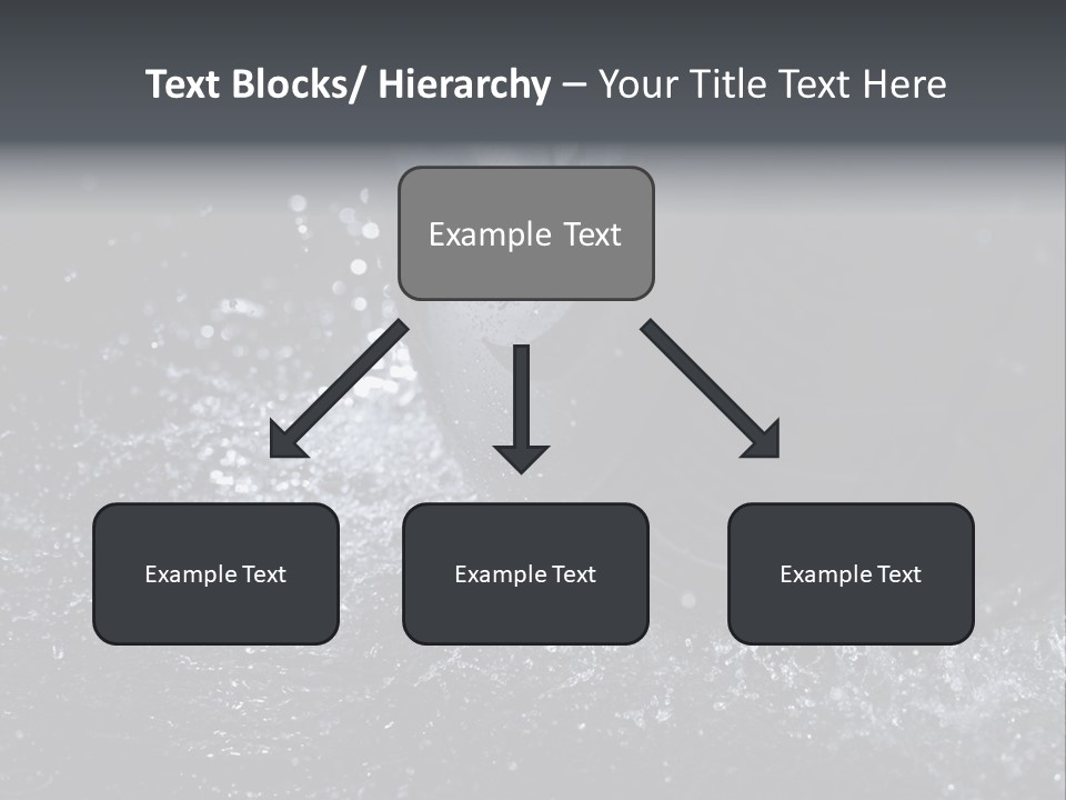 Rain Groove Liquid Wheel PowerPoint Template