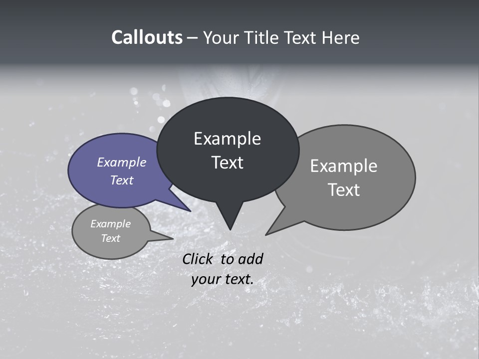 Rain Groove Liquid Wheel PowerPoint Template