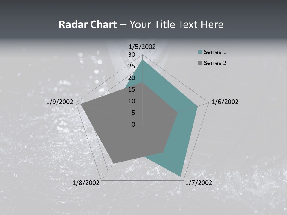 Rain Groove Liquid Wheel PowerPoint Template
