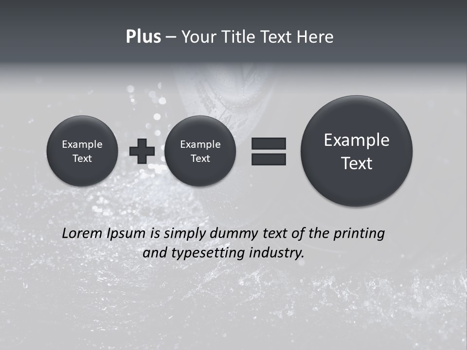 Rain Groove Liquid Wheel PowerPoint Template