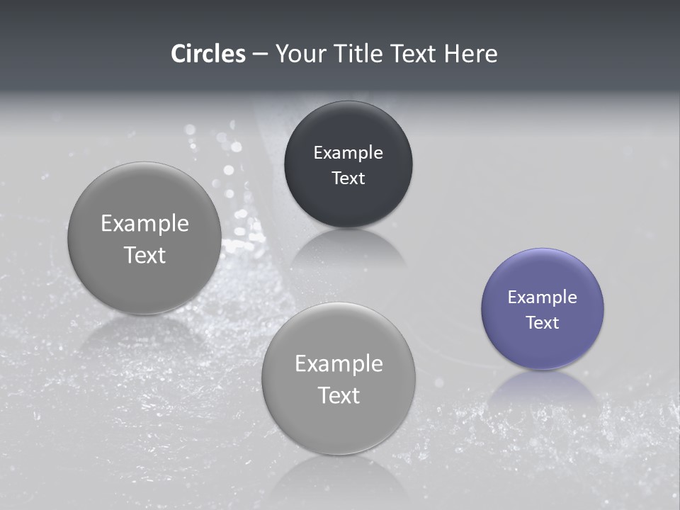 Rain Groove Liquid Wheel PowerPoint Template