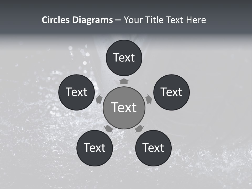 Rain Groove Liquid Wheel PowerPoint Template