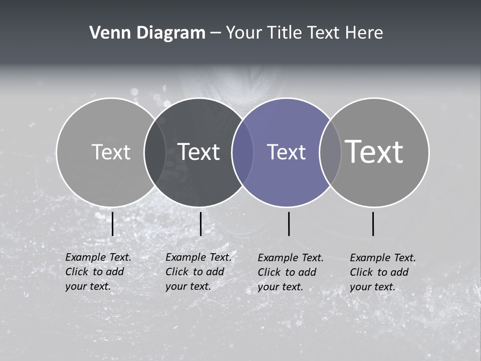 Rain Groove Liquid Wheel PowerPoint Template
