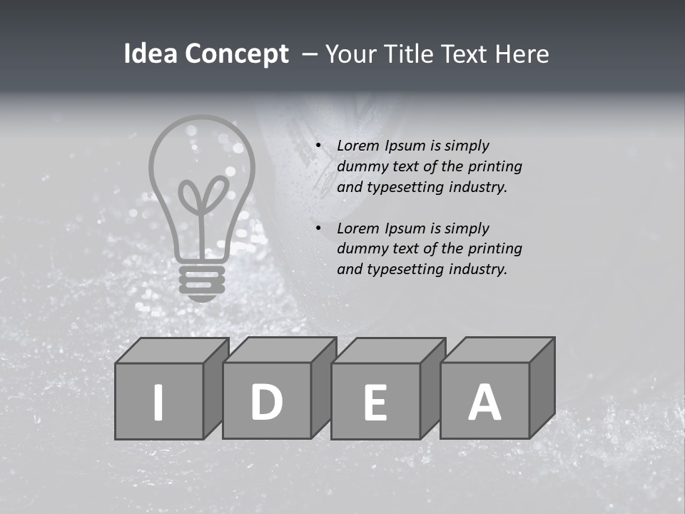 Rain Groove Liquid Wheel PowerPoint Template