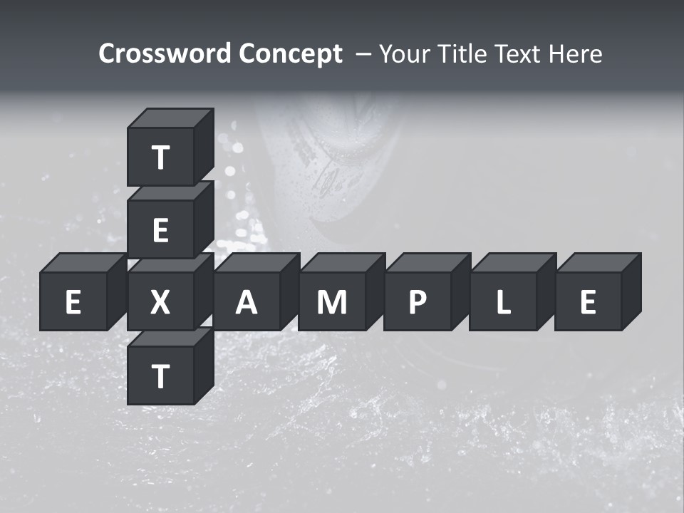 Rain Groove Liquid Wheel PowerPoint Template