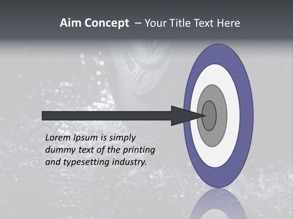 Rain Groove Liquid Wheel PowerPoint Template