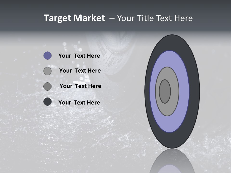 Rain Groove Liquid Wheel PowerPoint Template