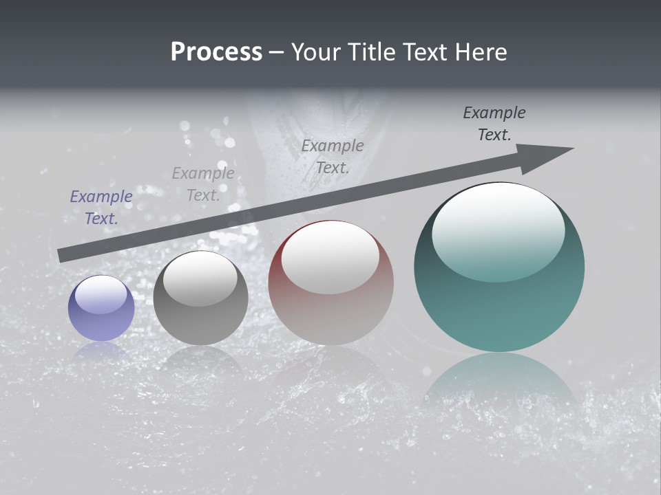 Rain Groove Liquid Wheel PowerPoint Template