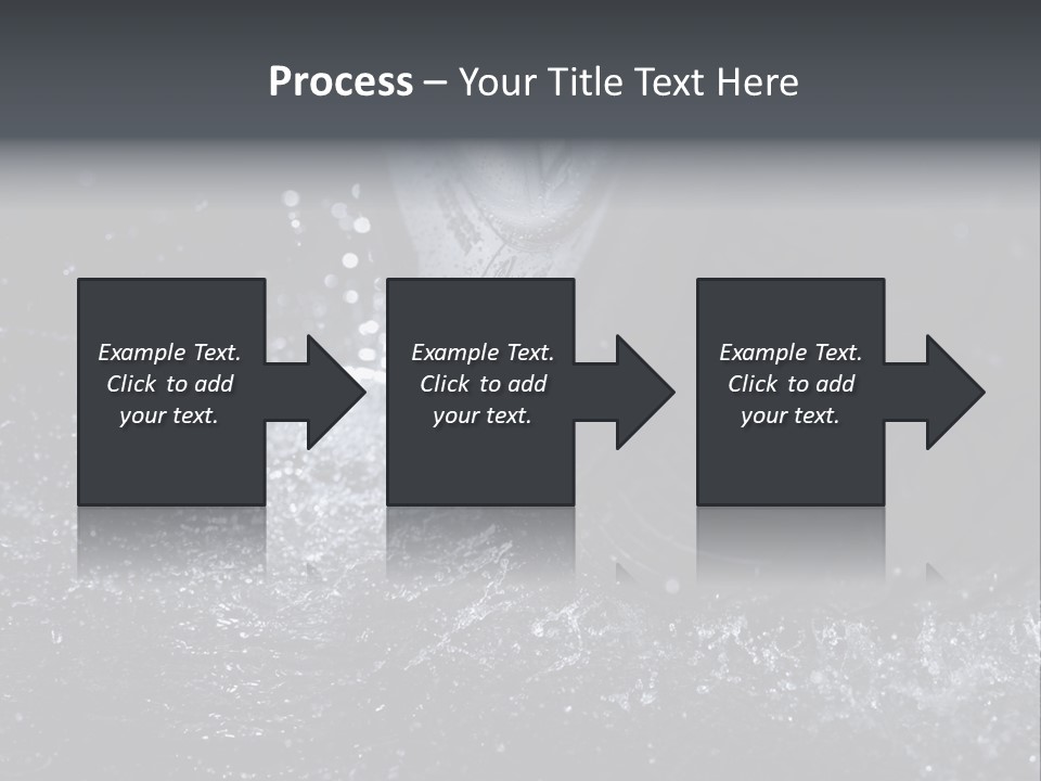 Rain Groove Liquid Wheel PowerPoint Template