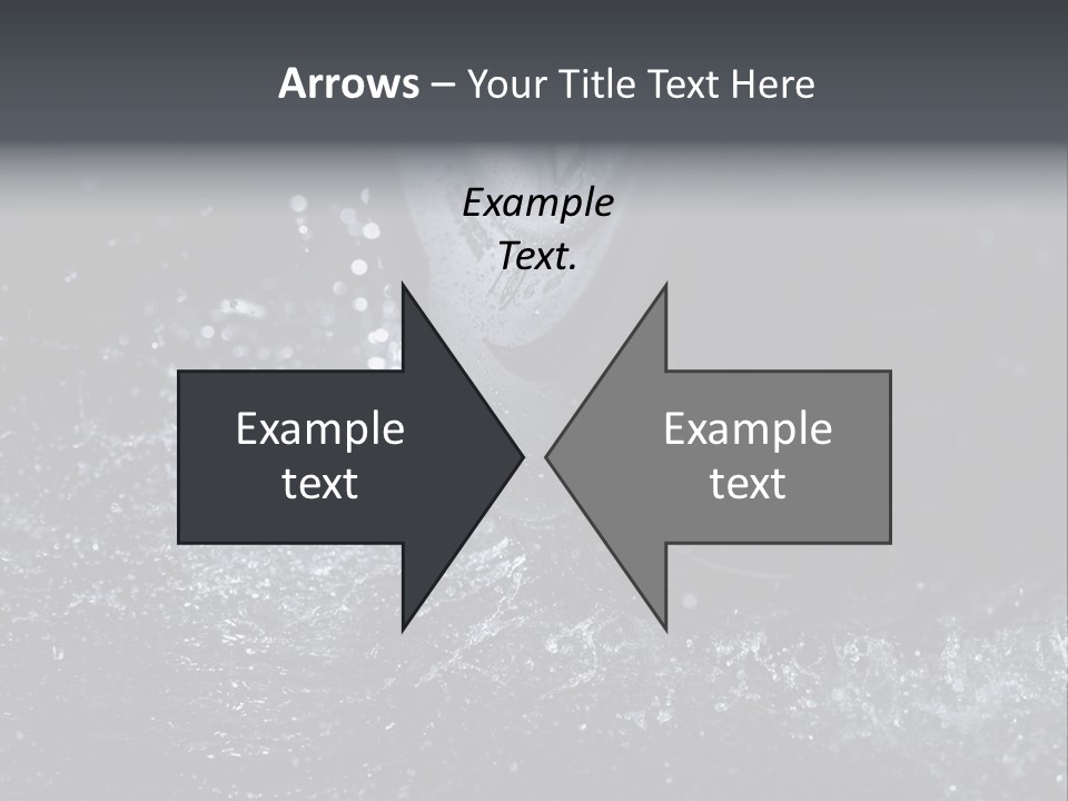 Rain Groove Liquid Wheel PowerPoint Template