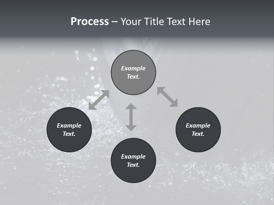 Rain Groove Liquid Wheel PowerPoint Template