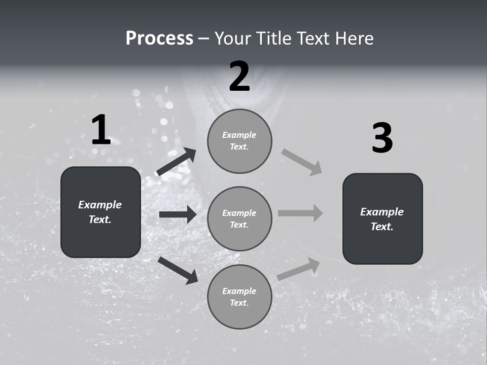 Rain Groove Liquid Wheel PowerPoint Template