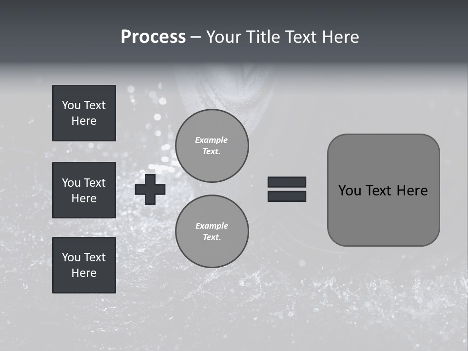 Rain Groove Liquid Wheel PowerPoint Template
