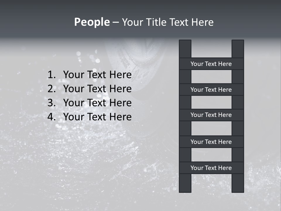Rain Groove Liquid Wheel PowerPoint Template
