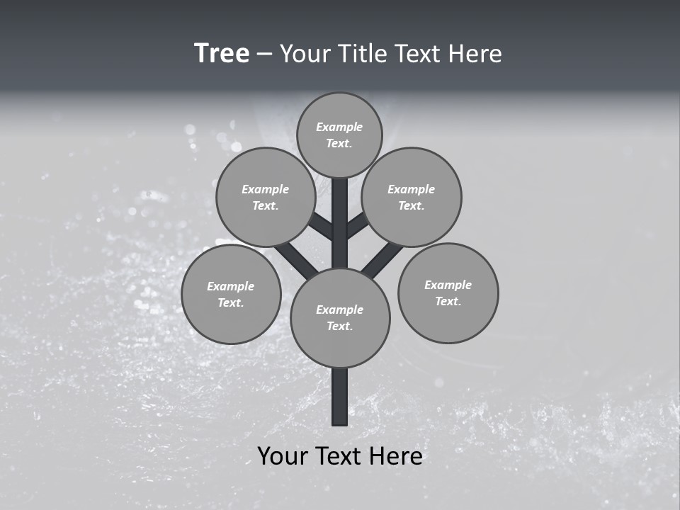 Rain Groove Liquid Wheel PowerPoint Template