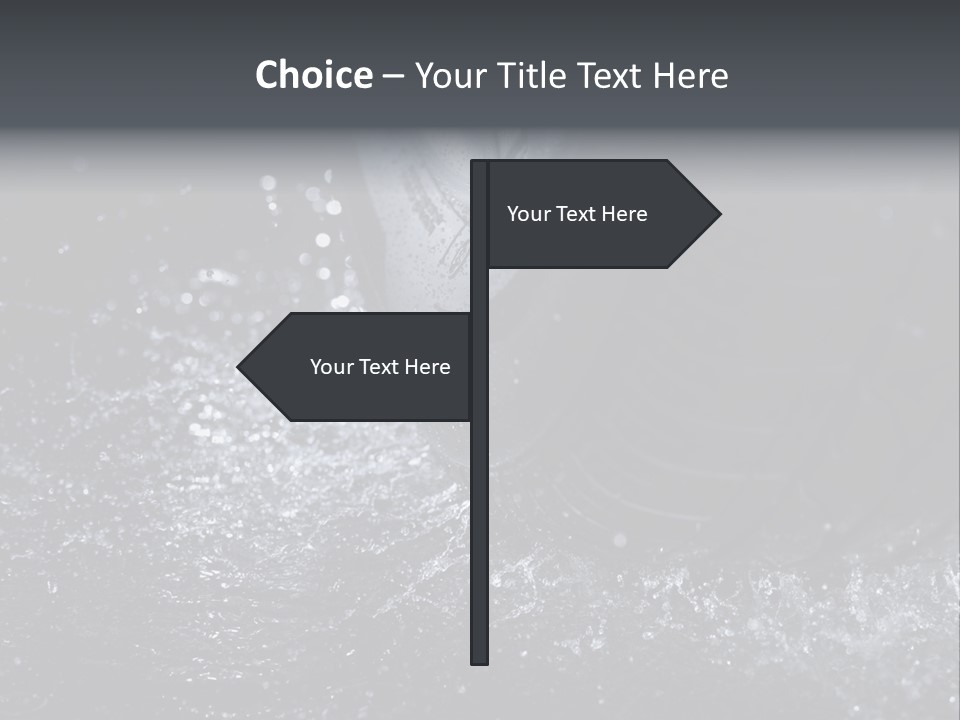 Rain Groove Liquid Wheel PowerPoint Template