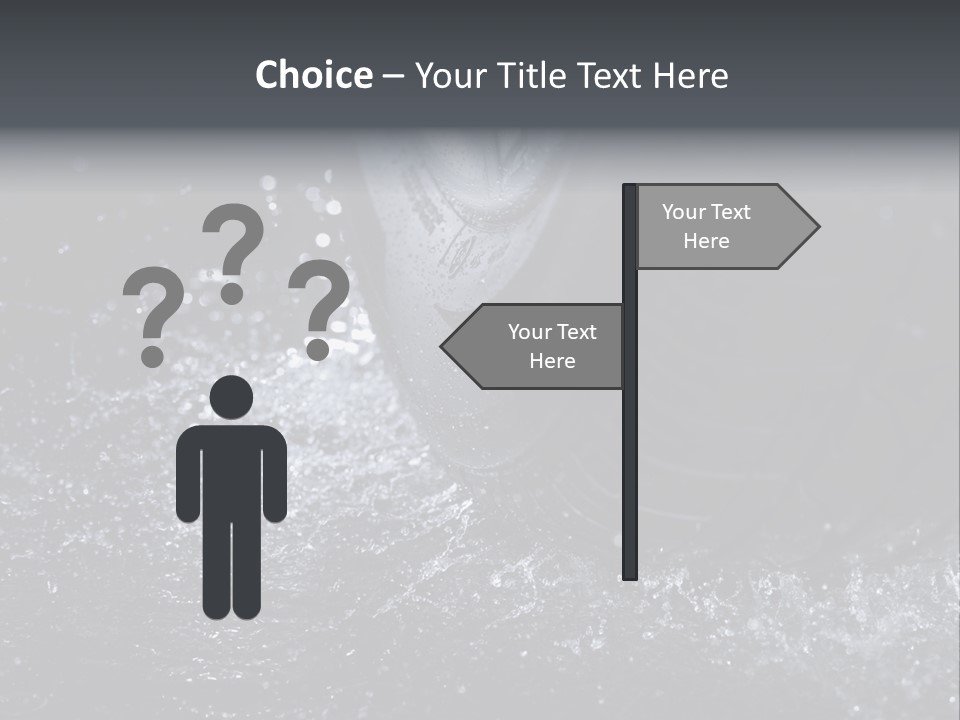 Rain Groove Liquid Wheel PowerPoint Template