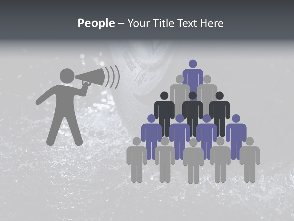 Rain Groove Liquid Wheel PowerPoint Template