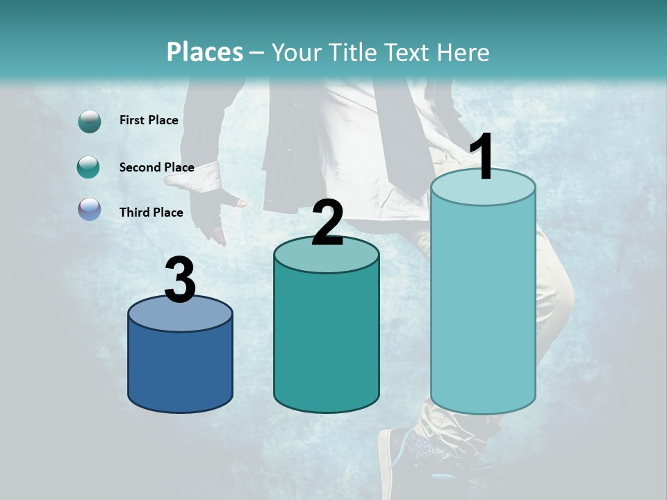 Female Professional Hip PowerPoint Template