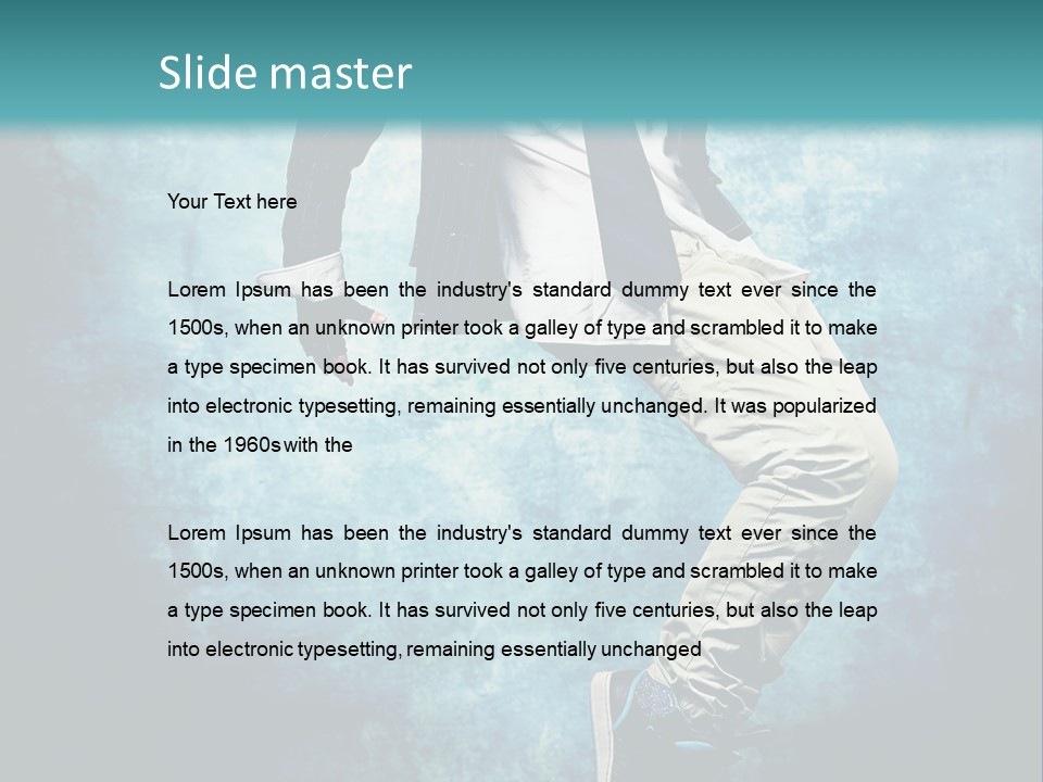 Female Professional Hip PowerPoint Template