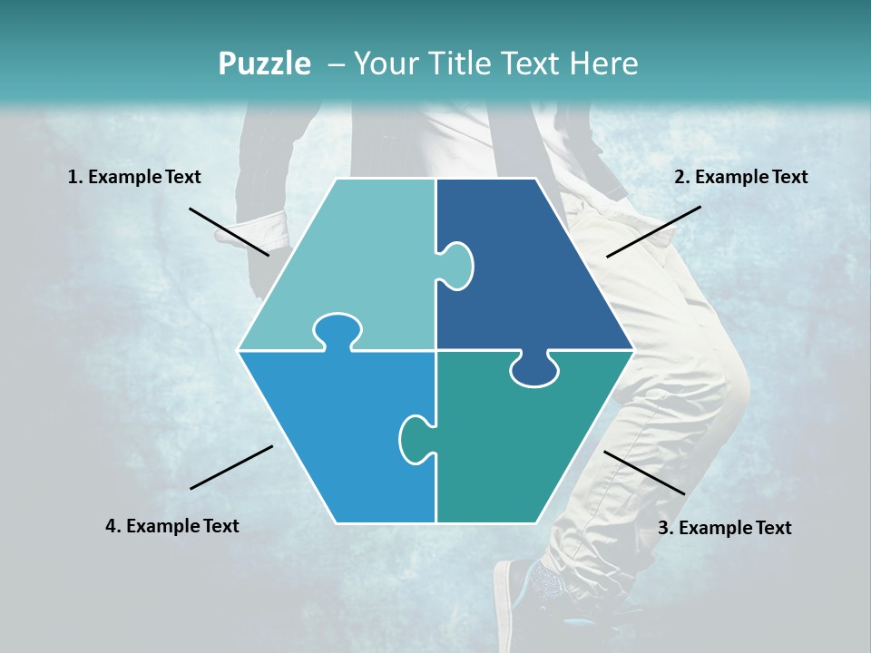 Female Professional Hip PowerPoint Template