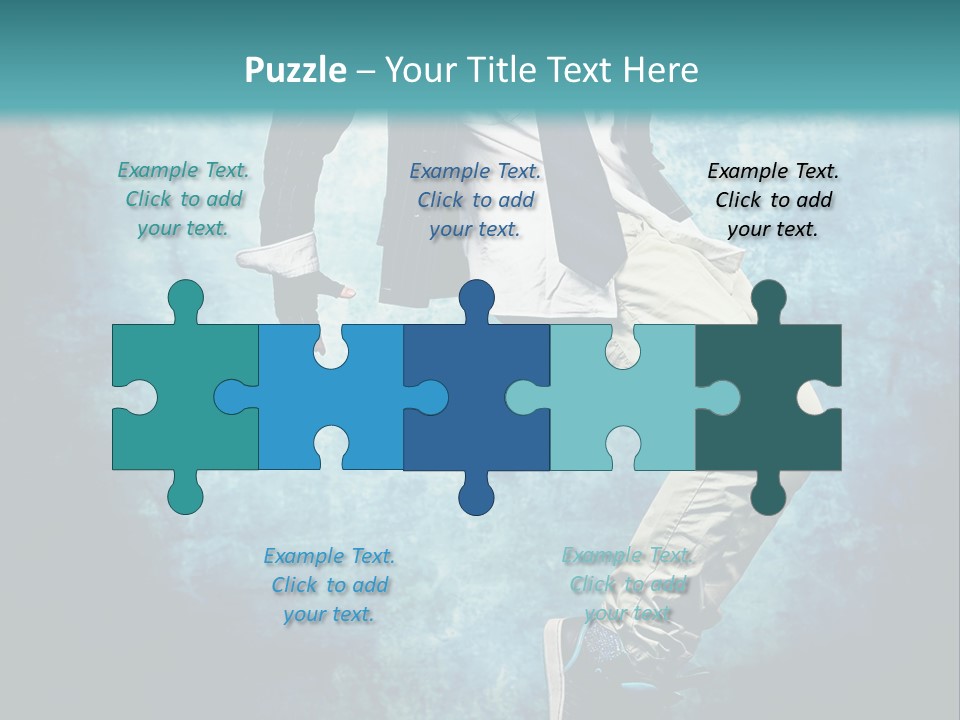 Female Professional Hip PowerPoint Template