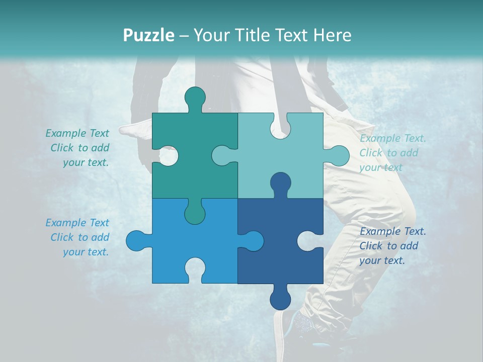 Female Professional Hip PowerPoint Template