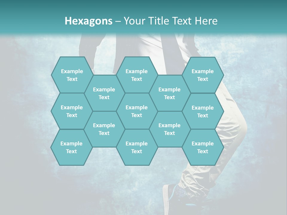 Female Professional Hip PowerPoint Template