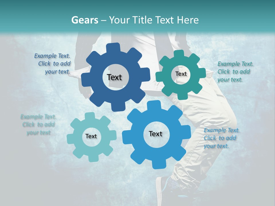 Female Professional Hip PowerPoint Template