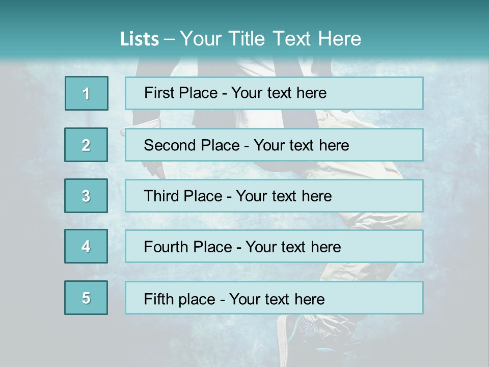 Female Professional Hip PowerPoint Template