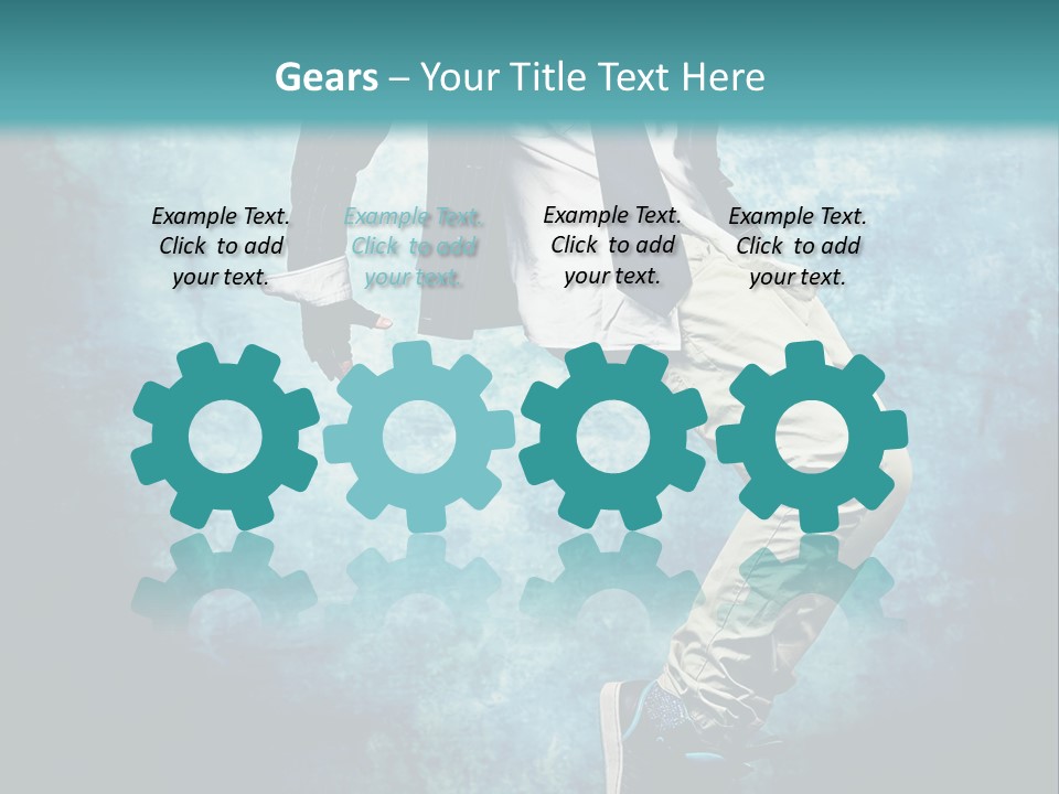 Female Professional Hip PowerPoint Template