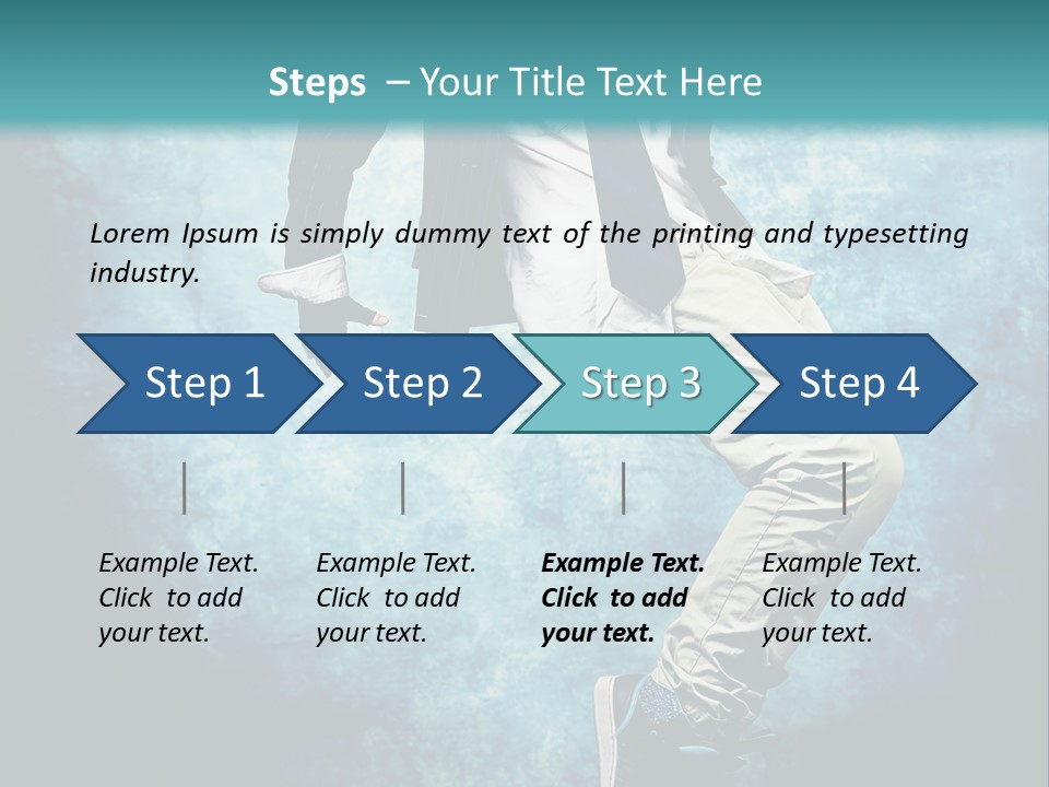 Female Professional Hip PowerPoint Template
