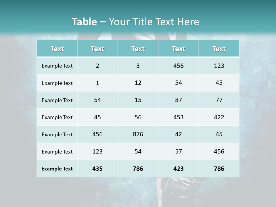 Female Professional Hip PowerPoint Template