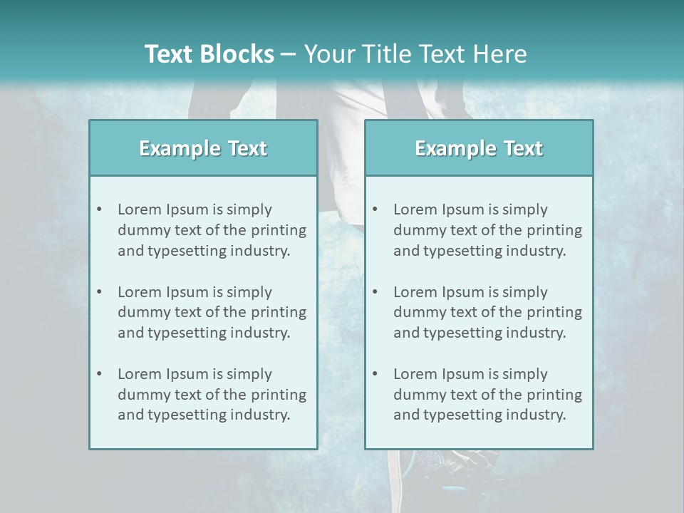 Female Professional Hip PowerPoint Template